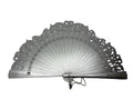 Abanico plateado